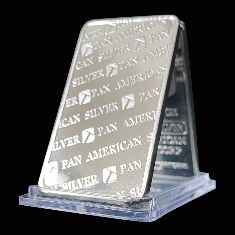 USA Northwest Territorial Mint Pan American 1 Troy Ounce .999 Fine Sliver Collectible Bullion Bar