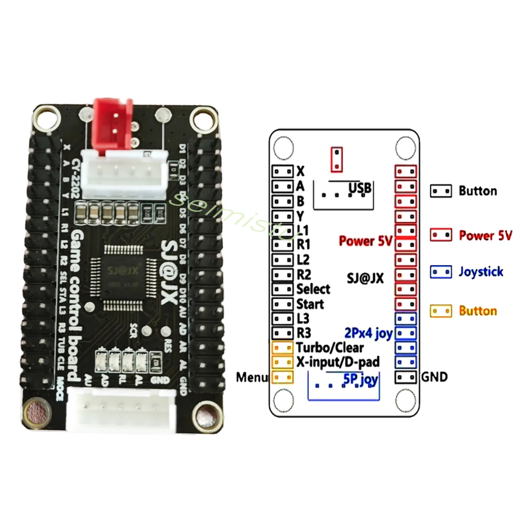 Arcade Joystick Copy Sanwa Neo Geo Arcade Game Diy Kit Raspberry Pi XBOX360 Android PS3 In 1 Usb Controller Zero Delay Board