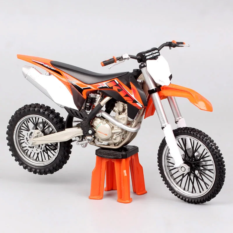 1/12 échelle Automaxx 2014 350 SX-F SXF hors route Dirt Bike modèle de Motocross moto moulé sous pression et véhicules jouets clous de pouce Joycity