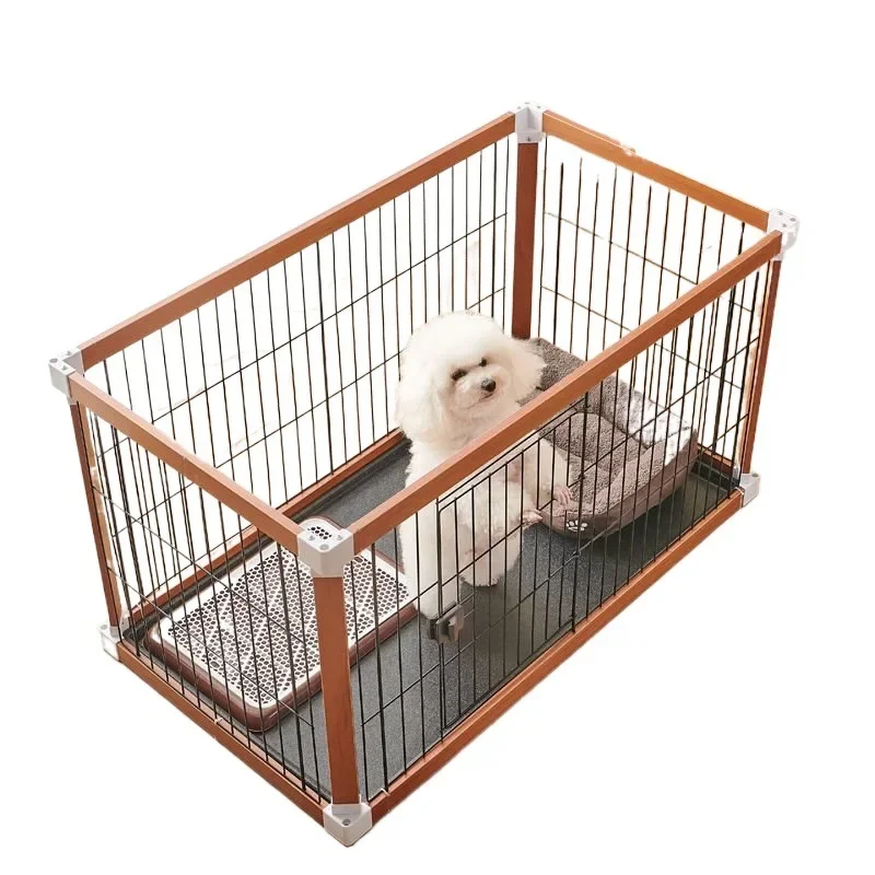 

Dog Fence Wooden Dog Cage Indoor Small and Medium Dogs Block Dog Fence Fighting Pet Cage Dogs