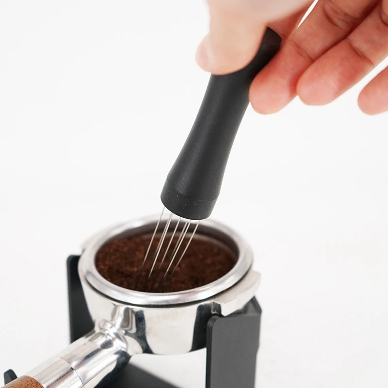Agulha de agitação de café expresso, distribuidor de adulteração de café, ferramenta niveladora, tipo agulha, distribuidor de pó de café d-quente