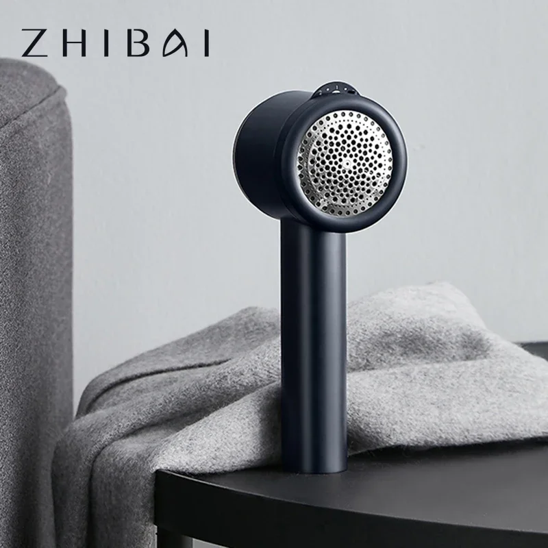 ZHIBAI Electric Clothes Fuzz Remover USB Fabric Shaver - 5-Speed Adjustment & Charge - Removes Lint & Pellets