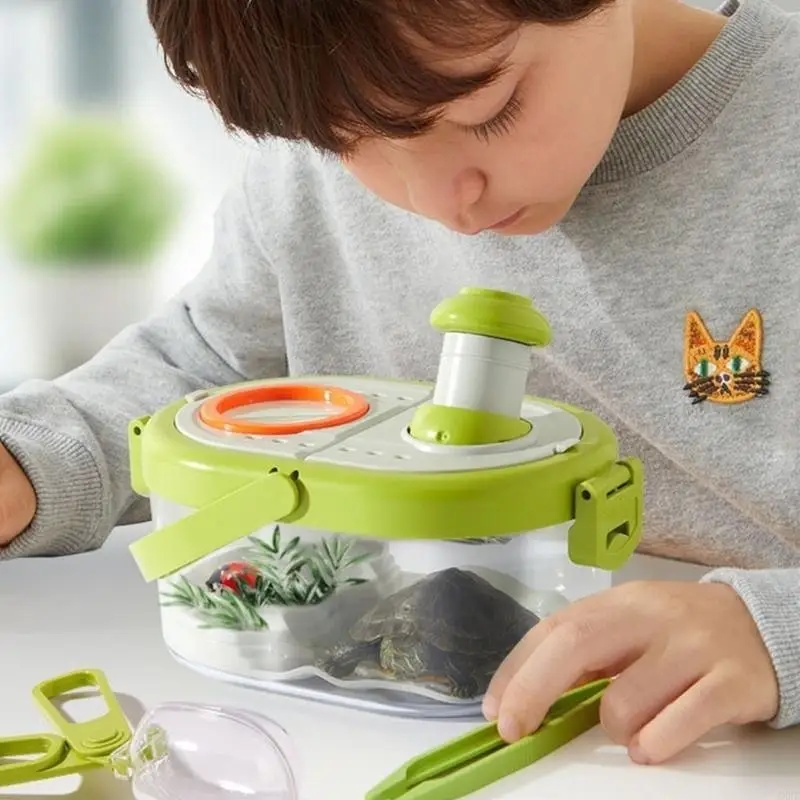 Ensemble d'outils d'observation éducatifs, d'insectes, jouet avec pince à épiler, parfait pour les enfants,