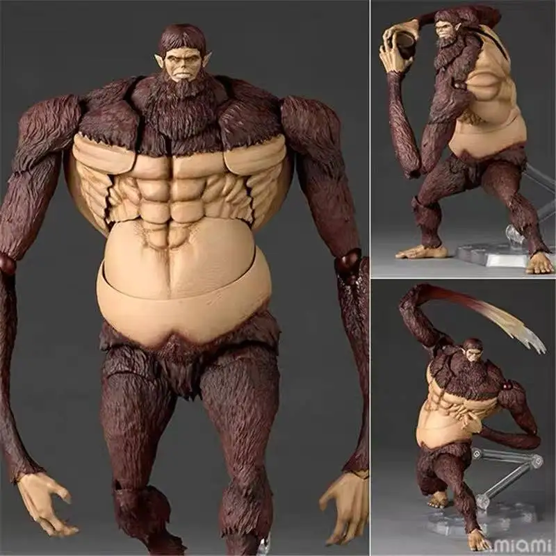 在庫あり-ko-kaiyodo-アメイジングヤマグチ-リボルテック-進撃の巨人-野獣タイタン-アクションフィギュア-おもちゃ-モデル-ギフト