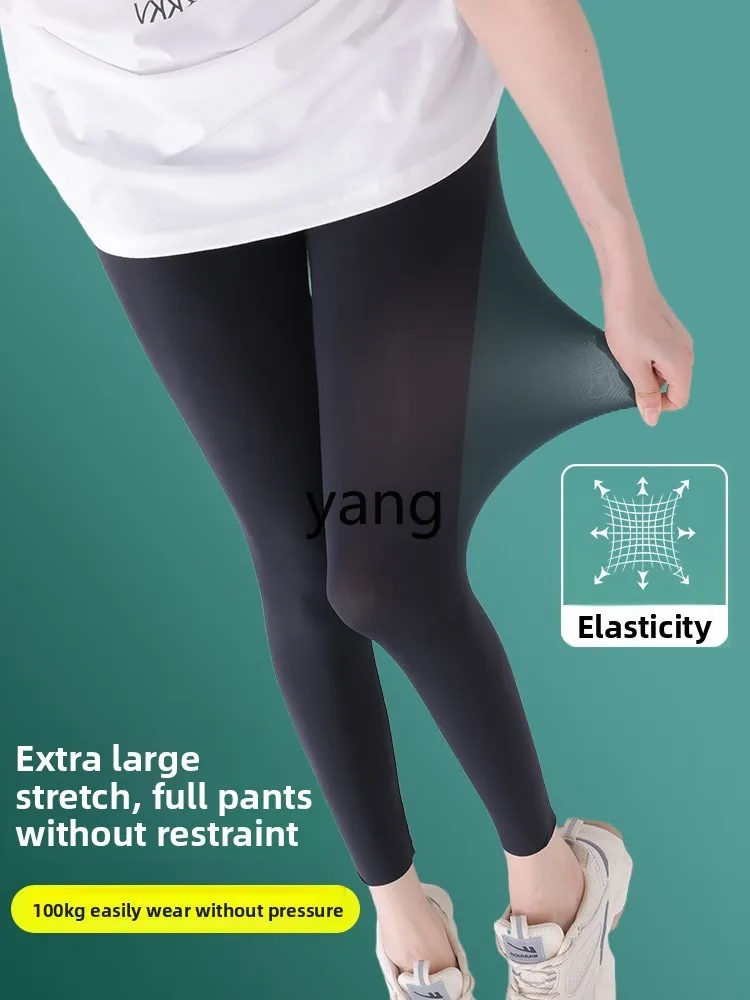 LMM ขนาดใหญ่ Shark กางเกงผู้หญิงสวมใส่ด้านนอกฤดูร้อนเอวสูงกีฬาโยคะกางเกงตุ๊กตาบาร์บี้