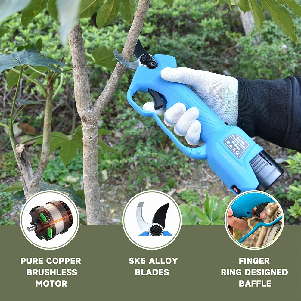 16,8 V Cordless Pruner Lithium-ionen Gartenschere Effiziente Elektrische Schere Bonsai Elektrische Äste garten werkzeuge SC-8603