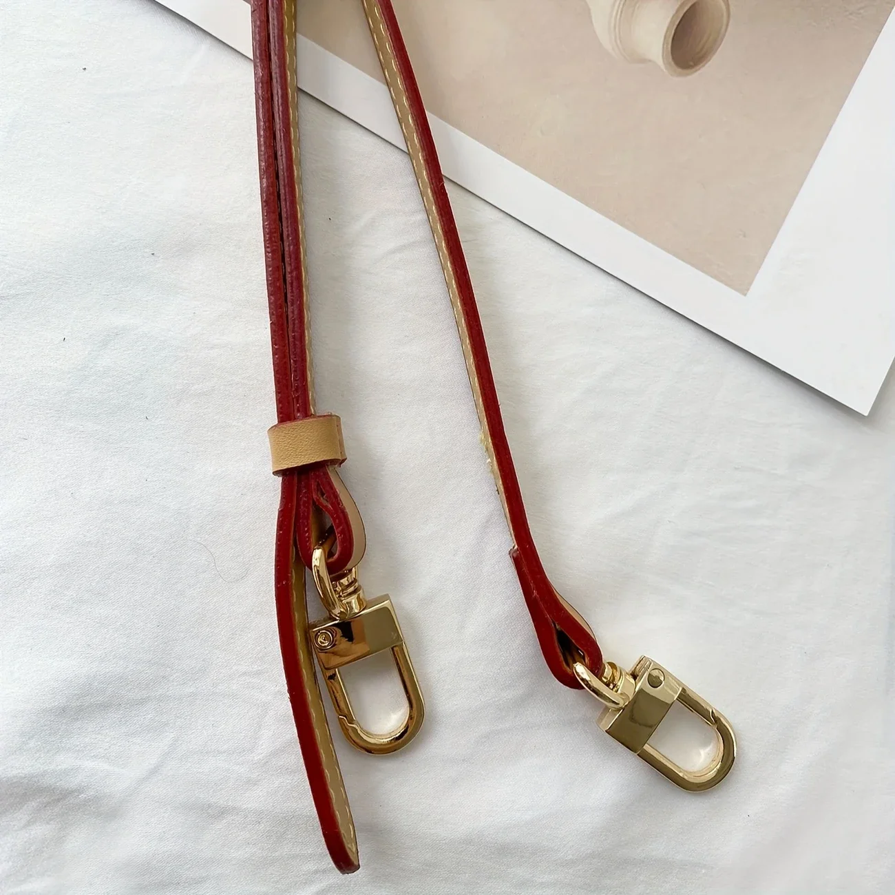 1 Buah Tali Bahu Pengganti Tas Sapi Imitasi Klasik Warna Solid Dapat Disesuaikan, Aksesori Perjalanan; Perlengkapan Perjalanan