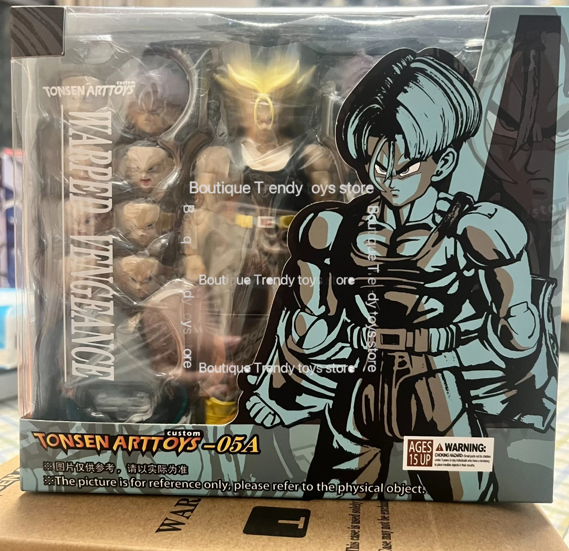 In Stock Tonsenarttoys Kamione Trunks 05a 05b Figure Dragon Ball Z Super Saiyan SSJ SSJ2 Trunks Anime Action Figures Models Toy view 4