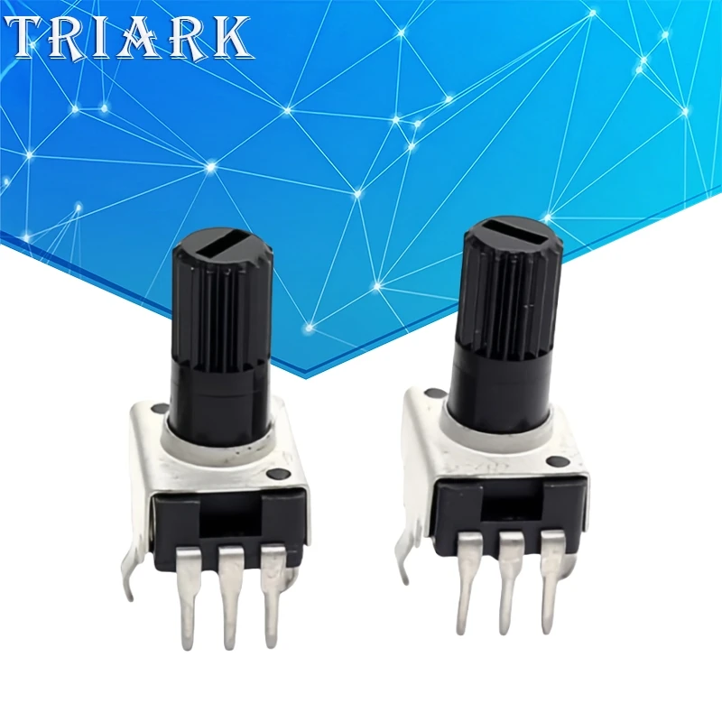 RV09 Kit Vertical 12.5mm Shaft 1K 2K 5K 10K 20K 50K 100K 1M 0932 Adjustable Resistor 9 Type 3Pin Seal Rotary Potentiometer