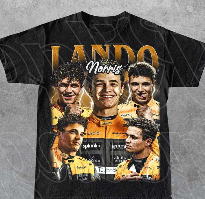 Lando Norris Vintage T-Shirt, Gift For Woman And Man Unisex T-Shirt