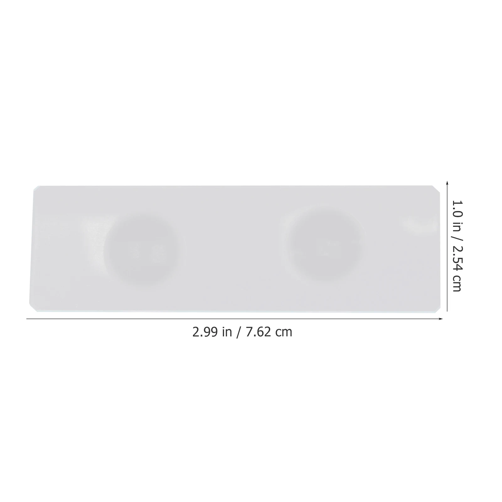 50 pcs Double Concave Microscope Slides Frosted Glass for Aquatic Specimens Lab Use Stable Performance Practical Teaching