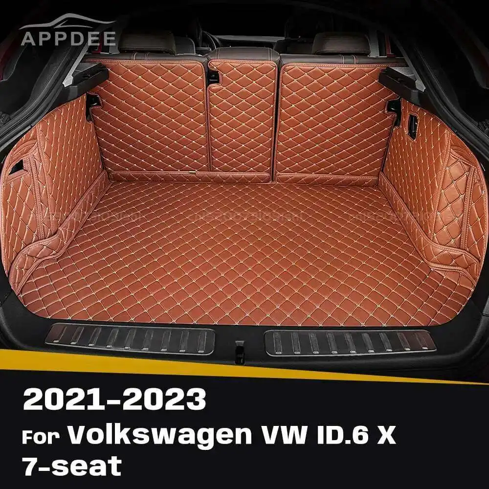 

For Volkswagen VW ID.6 X 7-seat 2021-2023 Auto Full Coverage Trunk Mat Car Protective Pad Cargo Liner Interior Accessories