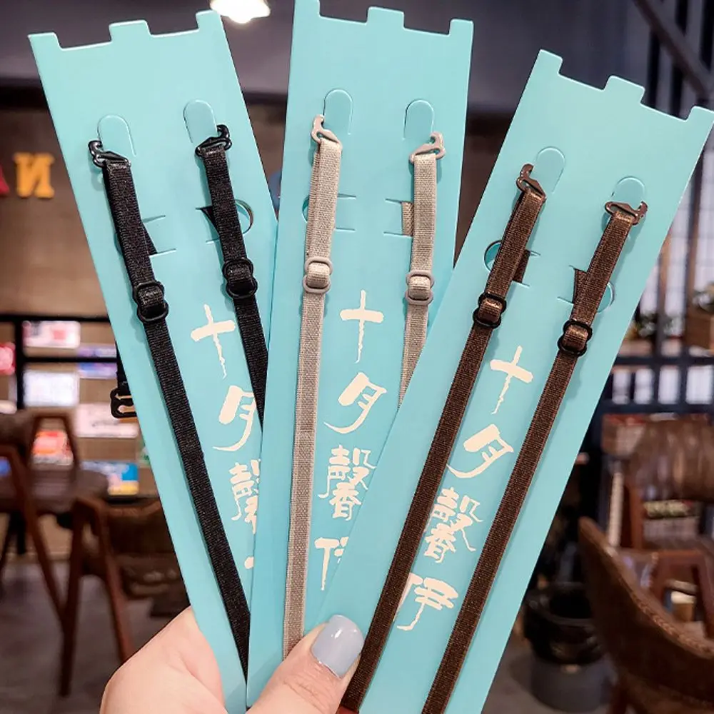 1 Pair Candy Color Elastic Summer Intimates Accessories Invisible Bra Strap Bra Accessories Shoulder Strap