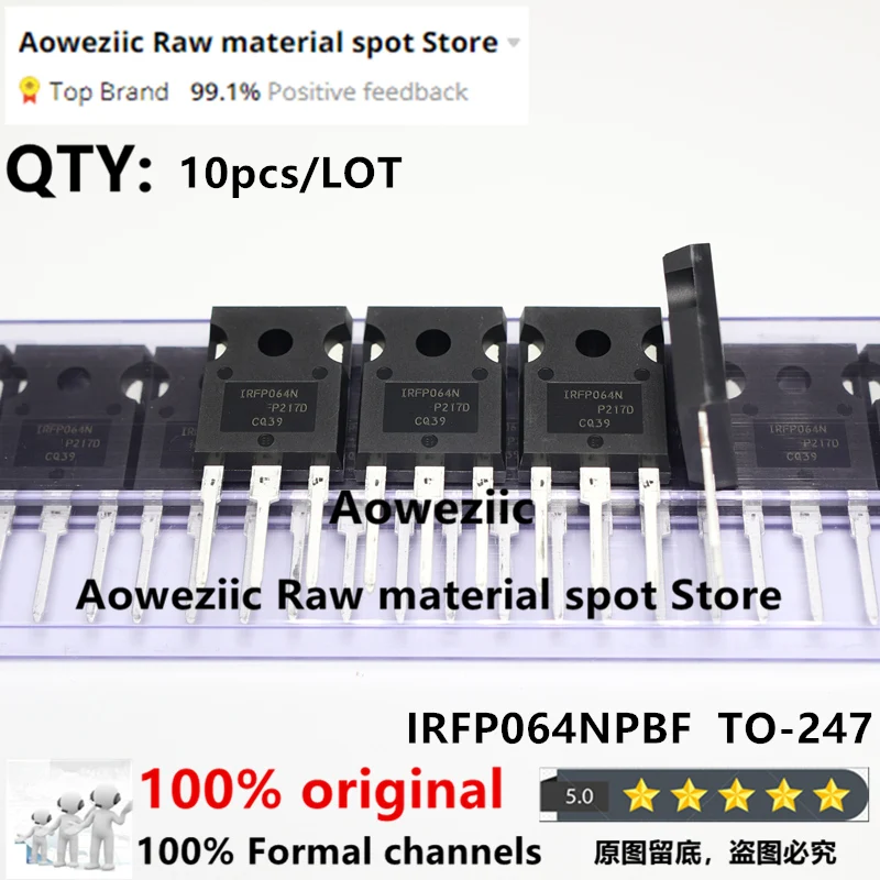 Aoweziic 2022+ 100% nowy importowany oryginalny IRFP064NPBF IRFP064N TO-247 N-kanałowy MOS FET 55V 110A 200W