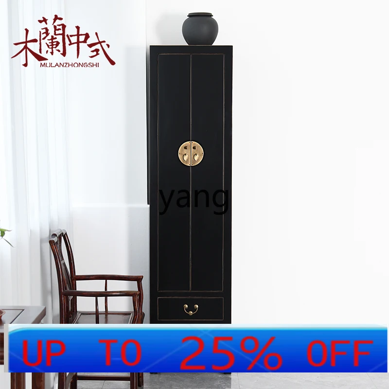 

CX new Chinese bookcase simple modern antique solid wood living room decorative cabinet furniture