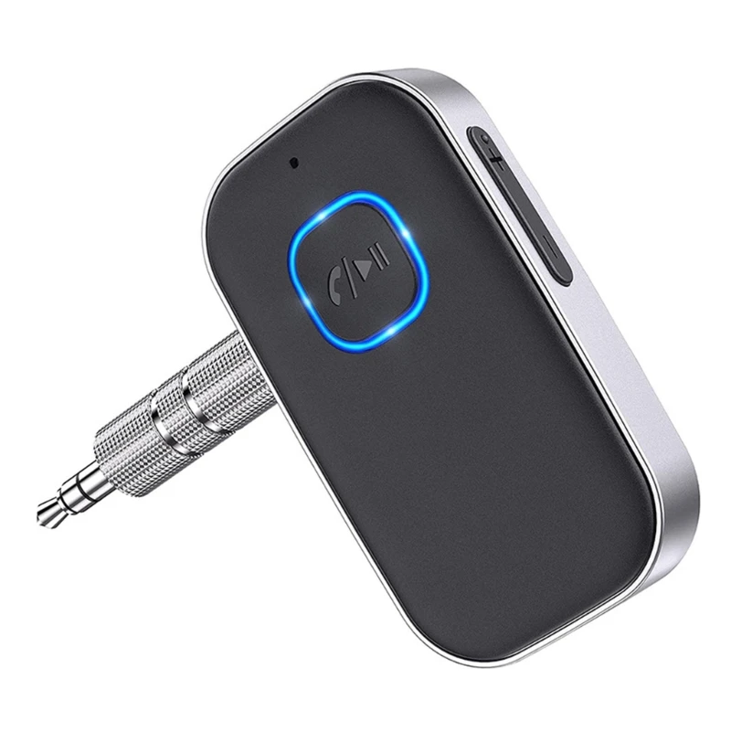 

2024 New Bluetooth-compatible 5.0 Receiver for Car, Noise Cancelling AUX Adapter, Music Receiver for Home Stereo Hands-Free Call