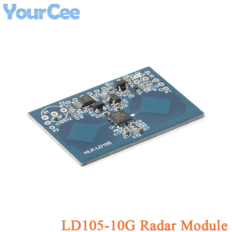 5pcs/1pc LD105 10G Microwave Radar Sensor HLK-LD105 10GHZ Human Body Induction Module Micro Motion Ceiling Installation