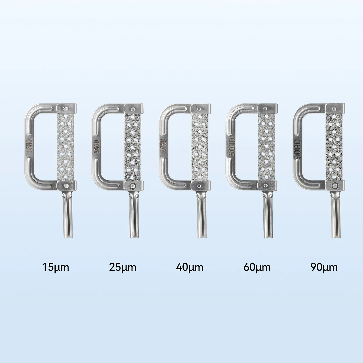 1PC Dental Kieferorthopädische Interproximal Emaille Reduktion Automatische Streifen 15-90 Edelstahl Zahnmedizin Material