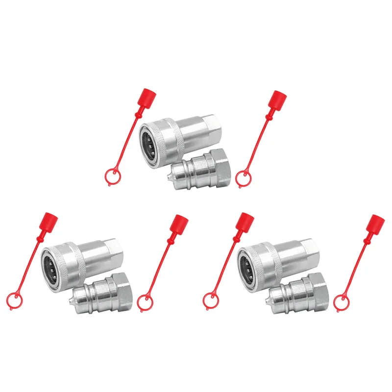 

Быстроразъемный фитинг AFOURT-3X ISO7241-A Гидравлический соединительный разъем NPT 1/2 дюйма Быстросменный интерфейс