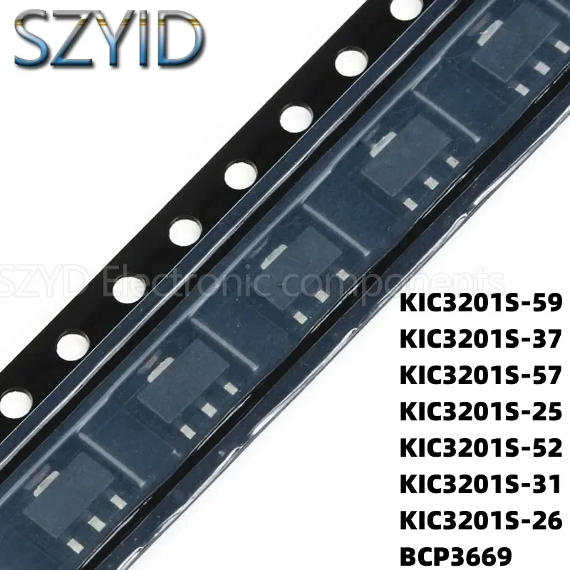 

100PCS SOT89 KIC3201S-59 KIC3201S-37 KIC3201S-57 KIC3201S-25 KIC3201S-52 KIC3201S-31 KIC3201S-26 BCP3669