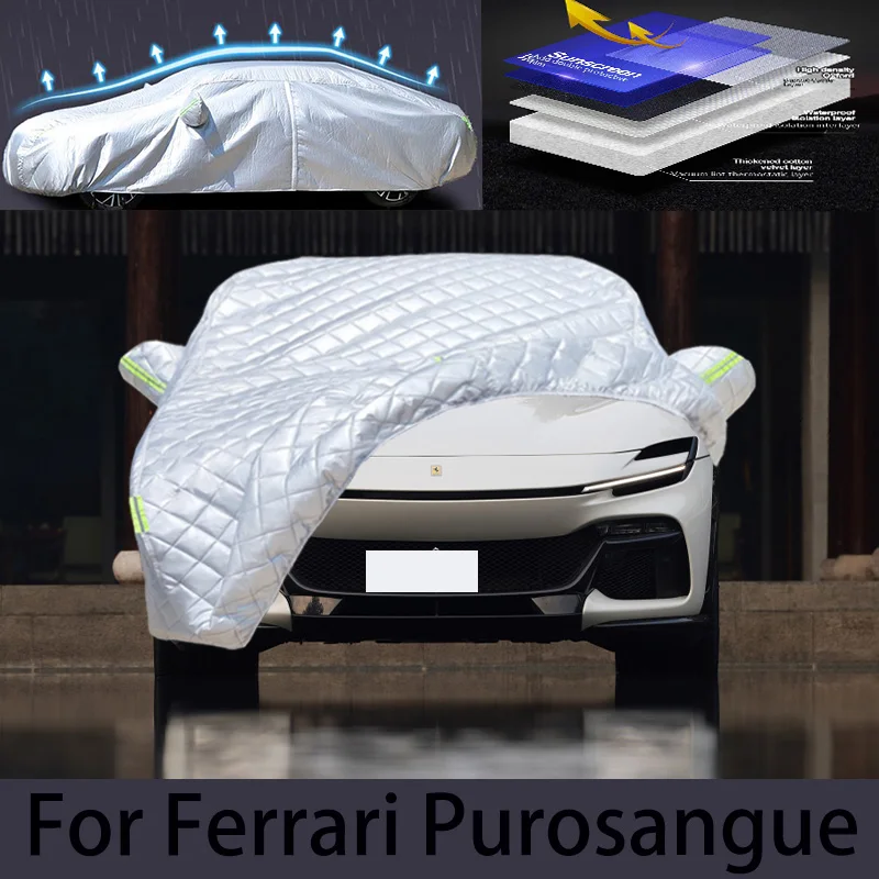 

For ferrari purosangue hail protection cover, auto rain protection, scratch protection, paint peeling protection, car clothing