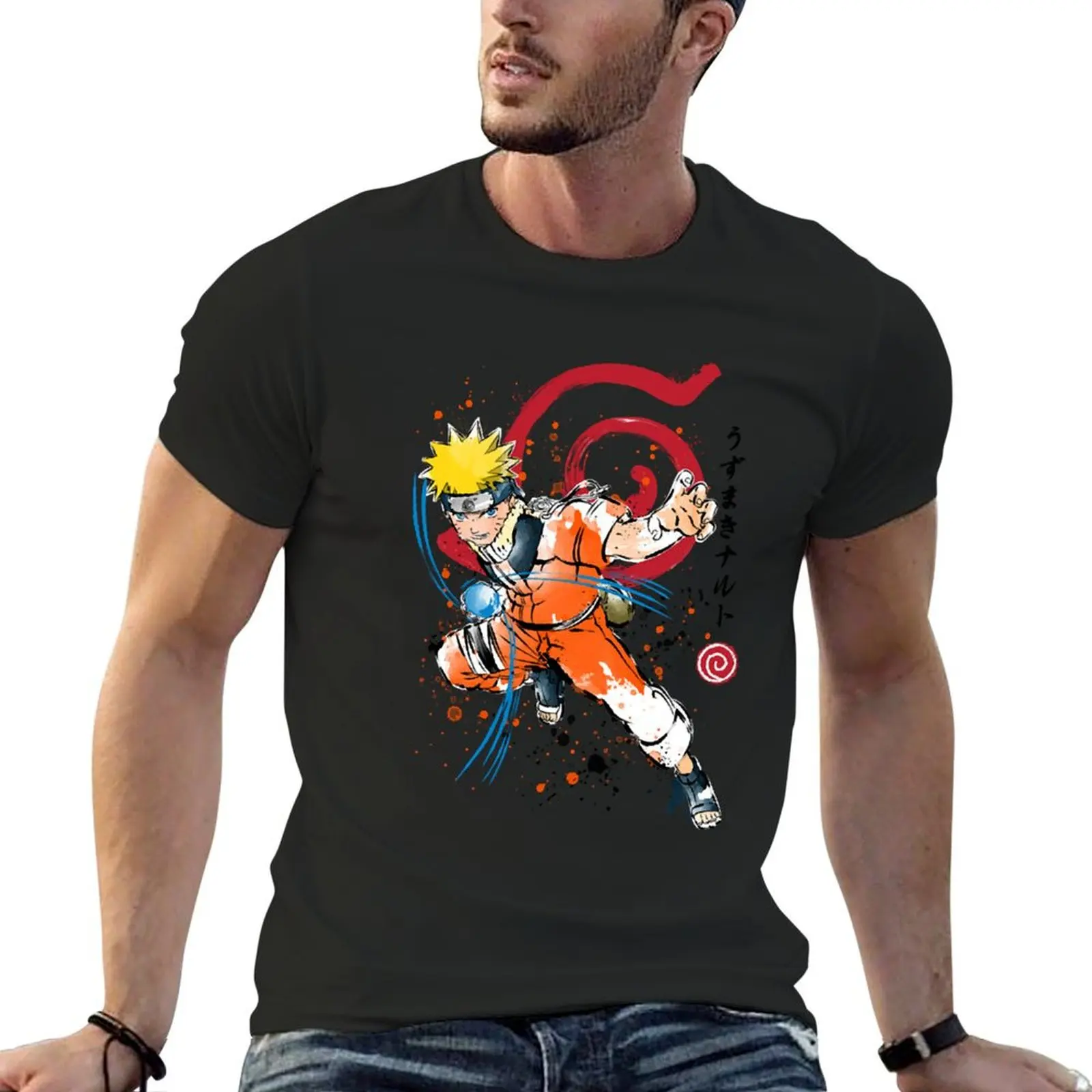 Fury of the Rasengan T-Shirt blanks plus size tops oversized t shirts for men