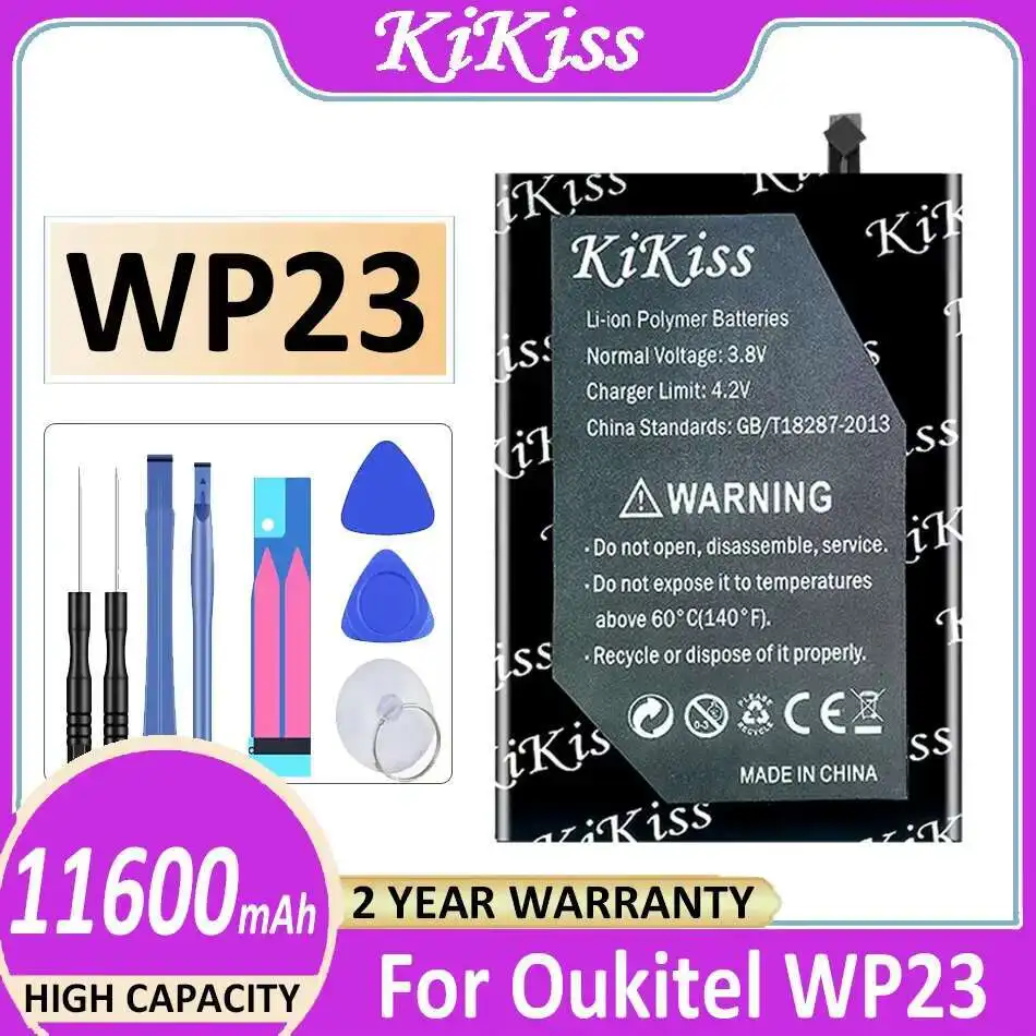 

WP23 S111 For Oukitel Premium Replacement 11600Mah Mobile Phone Battery Lightweight