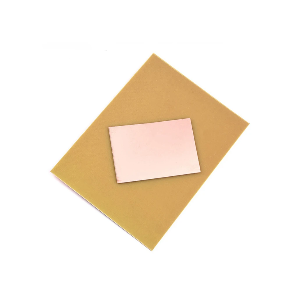5pcs PCB Single Double Side Fiberglass Copper Clad Laminate Plate Epoxy Fiber Printed Circuit Board FR4 Fiberboard Etching CCL