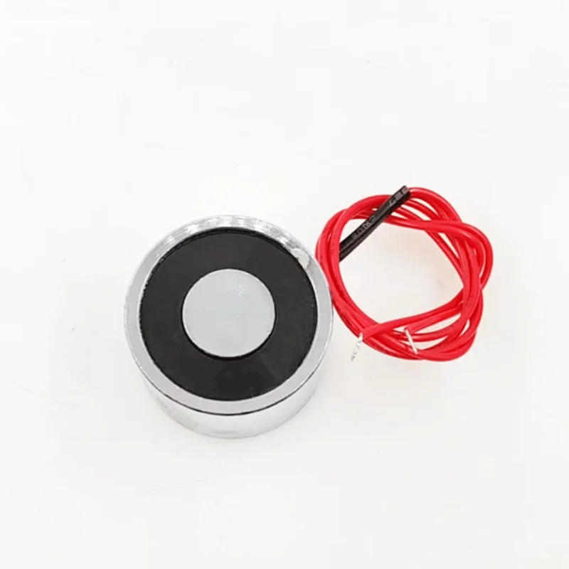Electromagnet P40/25 DC 12V 24V High Suction 35KG Mini Electromagnet Solenoid Electro Magnet 40*25mm image 5