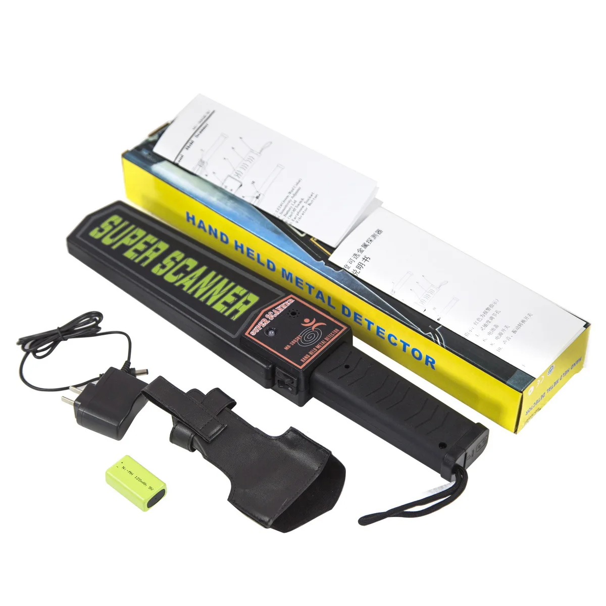 high sensitivity MD3003B1 Electronic Measuring Body Search Security Scanner Handheld Metal Detector Small Portable Inspection Sc view 2