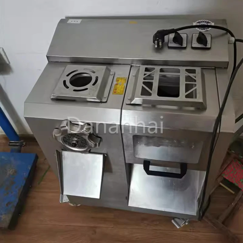 

Large Kitchen Vertical Electric Meat Cutter Multi-Function Automatic Detachable Knife Set Meat Grinder for Home Use