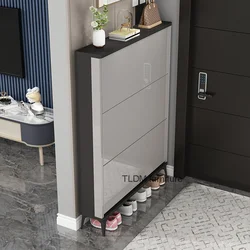 Luksusowe, minimalistyczne szafki na buty, które oszczędzają miejsce nowoczesne do przechowywania, Ultra cienkie, stojak na buty Organizer meable Chausssure