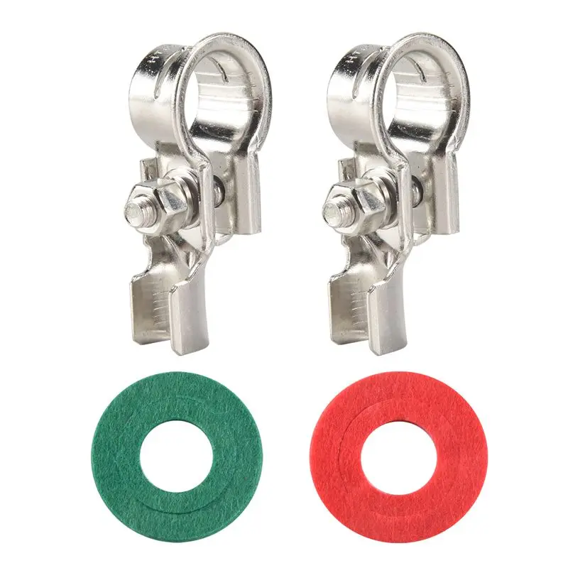 

Multi-Purpose 1 Pair Battery Terminals Connectors Clamps Copper Battery Terminal Kit With Battery Corrosion Terminal Protectors