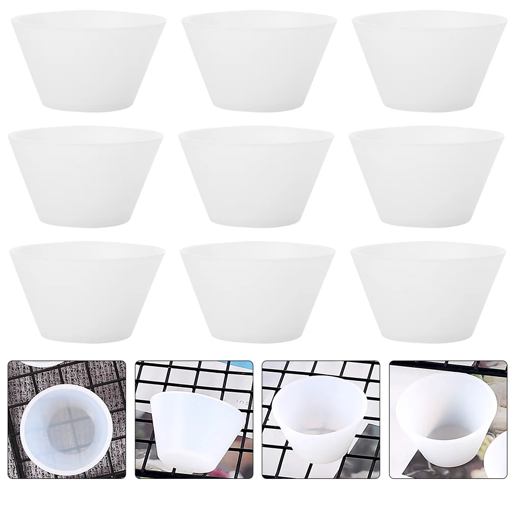 20 Pcs Glue Cup Mini Measuring Silicone Mixing Cups Bowls Accessories Resin Epoxy Tool DIY Material Silica Gel for