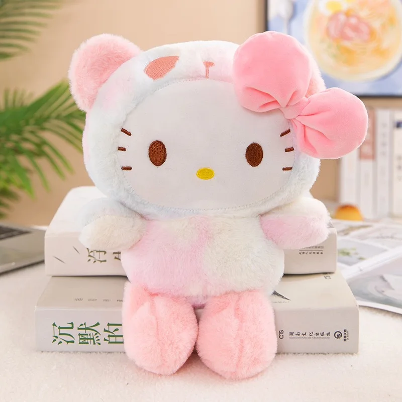 Sanrio Anime Sanriod juguetes Kawaii Kuromi My Melody Cinnamorol peluche suave muñecos de peluche almohada de peluche decoración de regalo de Navidad