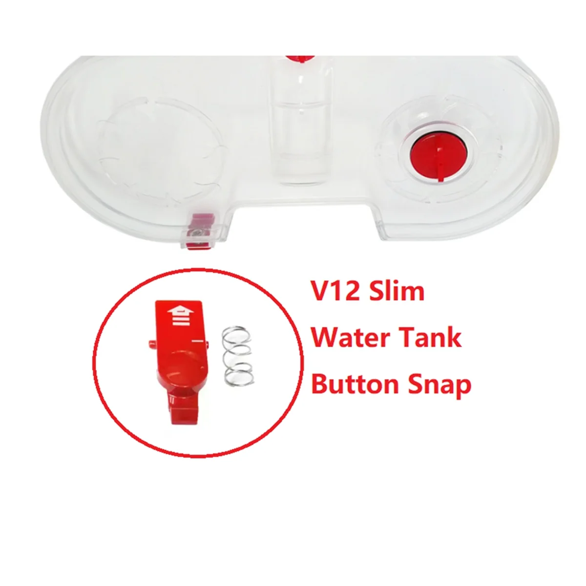 Y02AClip Latch Tab Button for Dyson V12 Slim Vacuum Cleaner Replacement Parts Water Tank Button Snap with Spring