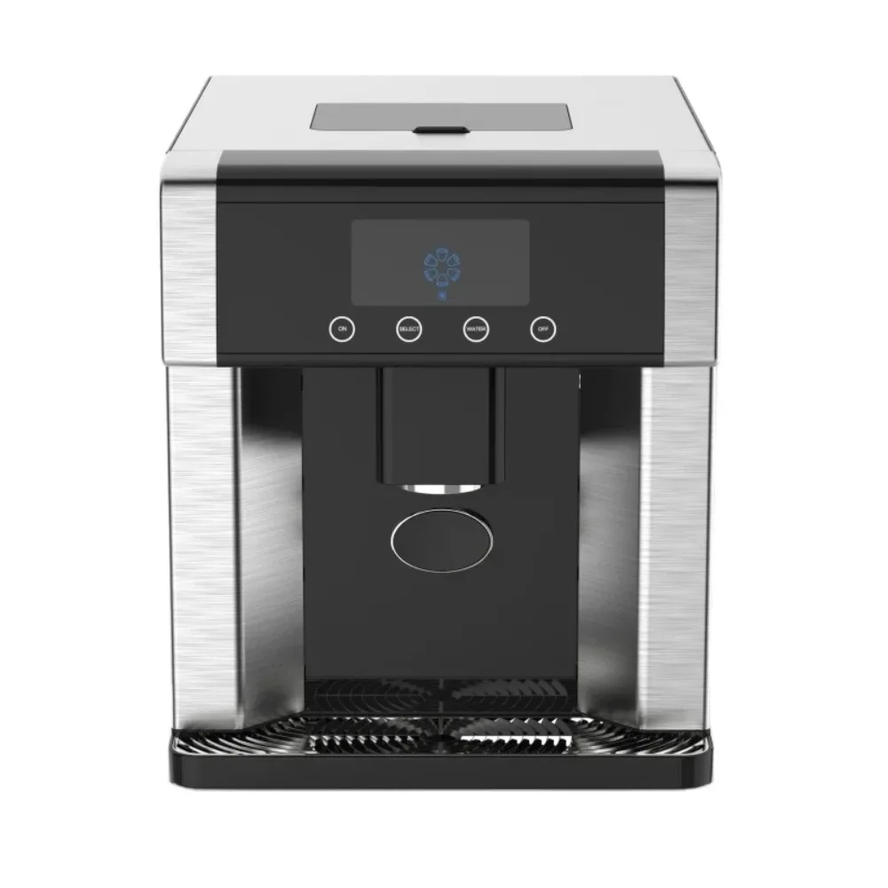 

Новый льдогенератор с дозатором льда, диспенсер для воды 1,8 л, 10-15 кг на день, производитель кубиков льда