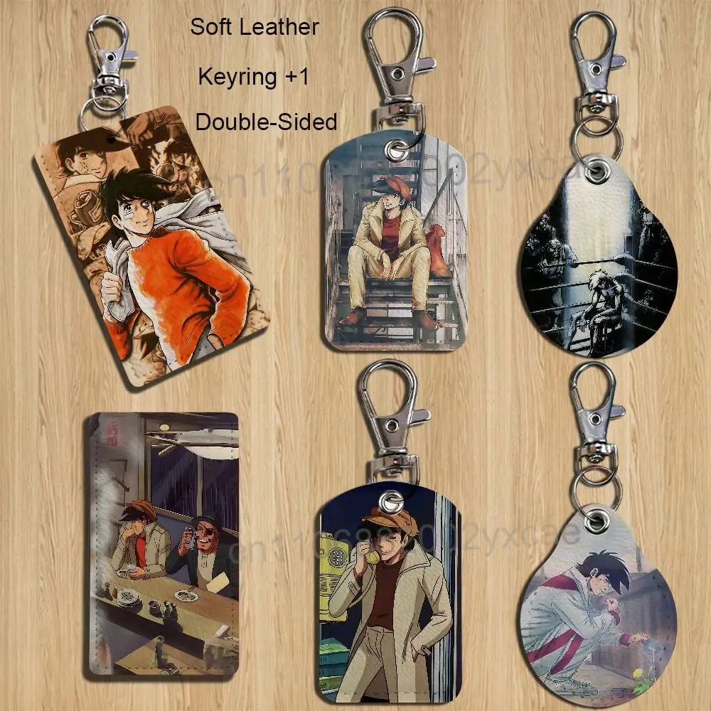 Ashita no Joe Tomorrows Rocky Joe Keychain Holder Suitable For Subway Bank Card Bus Card Case Badge Holder Wallet Card