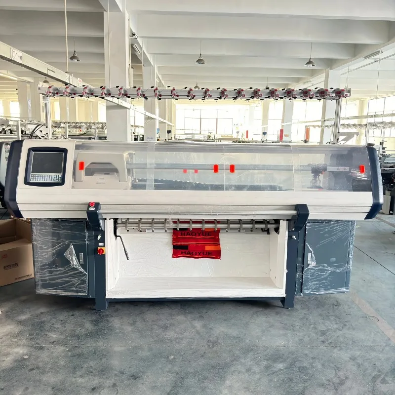 Popularna komputerowa maszyna dziewiarska płaska, przemysłowa maszyna do swetrów wełnianych, maszyna dziewiarska intarsia