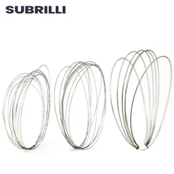 SUBRILLI 0.4mm/0.6mm/1.0mm Electroplated Superfine Diamond Cutting Wire for Glass Bottle Metal Stone Engraving Cutting Tool