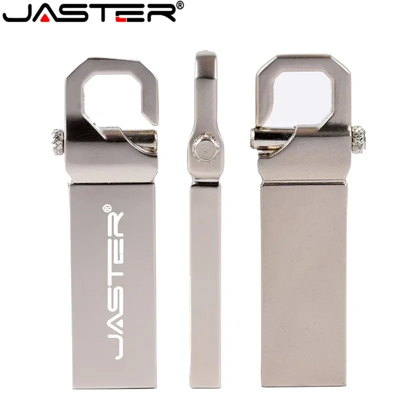 JASTER USB Flash Drive 64GB Metal Pen Drive USB Stick 32GB Pen Drive Real Capacity 16GB USB Flash