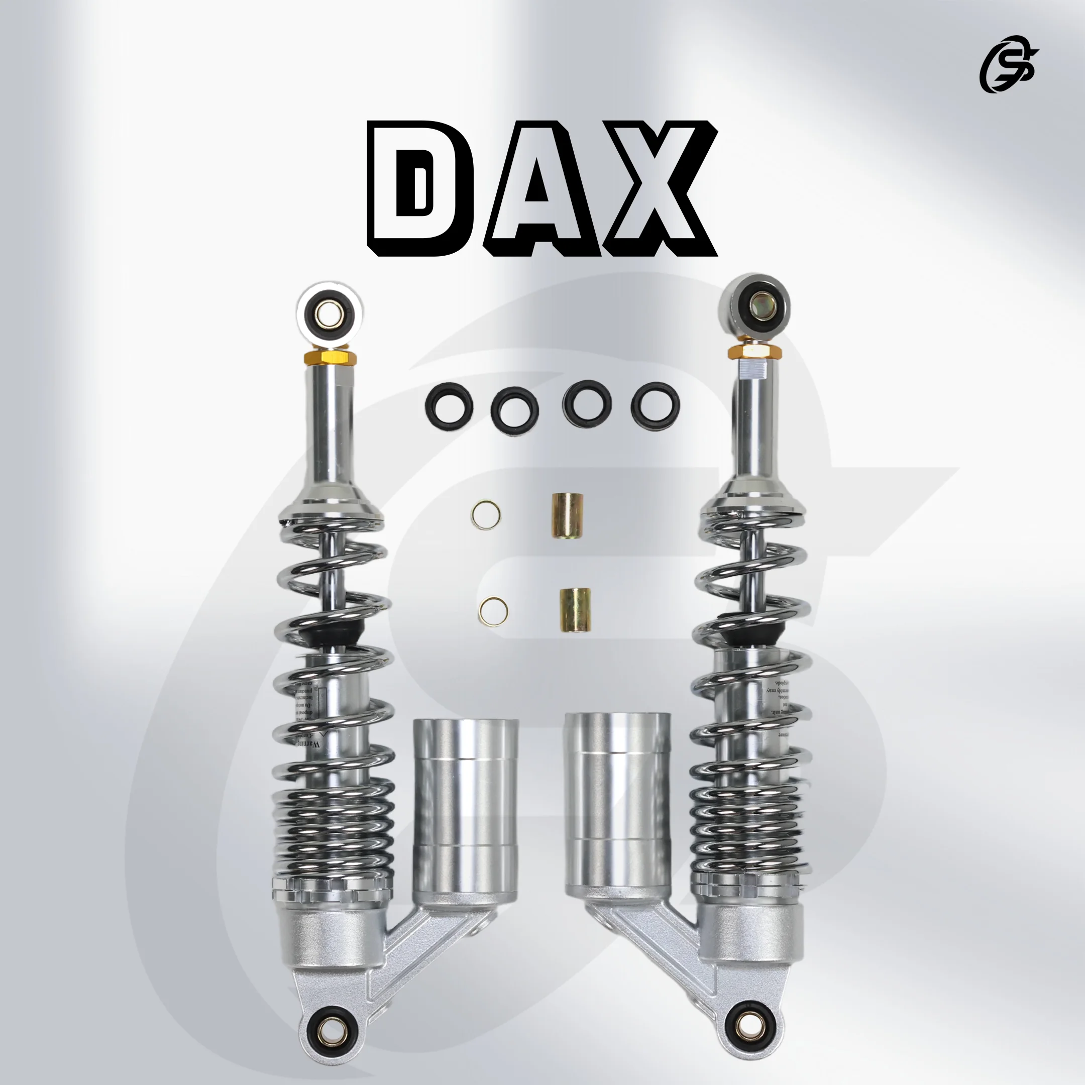 330mm Rear Shock Absorber Gas Cylinder DAX CT70 ST70 Silvery Suspension Parts DAX CT70 ST70 Parts for HONDA CT70 Motorcycles