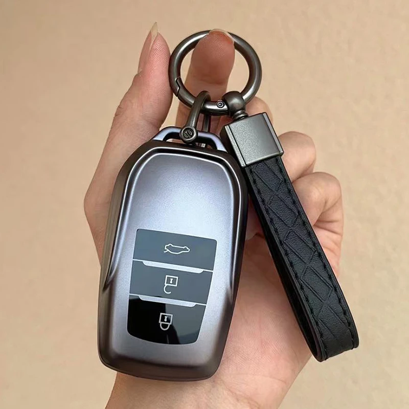 TPU Auto Schlüssel Fall Abdeckung Shell Fob Für Toyota CHR Hilux Fortuner Land Cruiser 200 Camry Corolla Crown RAV4 Highland Schlüssel Kette – Detail 6