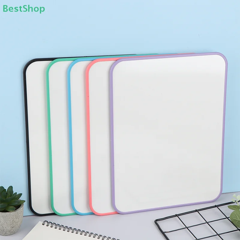 

★ ★ ★ Многоцветная стираемая доска для письма, настольная доска для рисования, обучающая двухсторонняя маленькая доска, доска для рукописного ввода