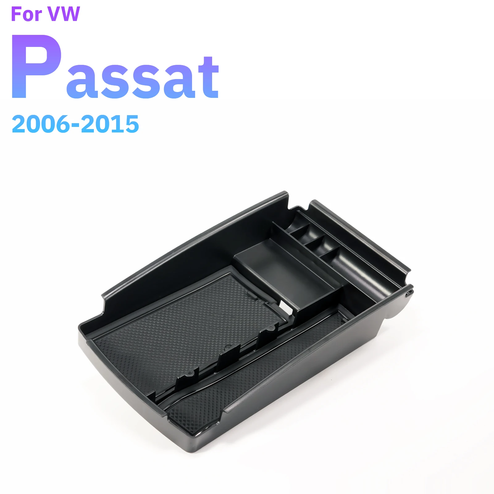 

For Volkswagen Passat B6 B7 2006-2011 2012 2013 2014 2015 Center Console Organizer Tray Armrest Storage Box Interior Accessories