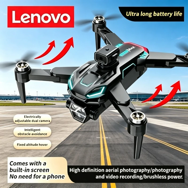 

Lenovo M22 RC Foldable Drone 4.3" Display, Long Endurance Brushless Motor, Optical Flow ESC 4K 8K Aerial Photography
