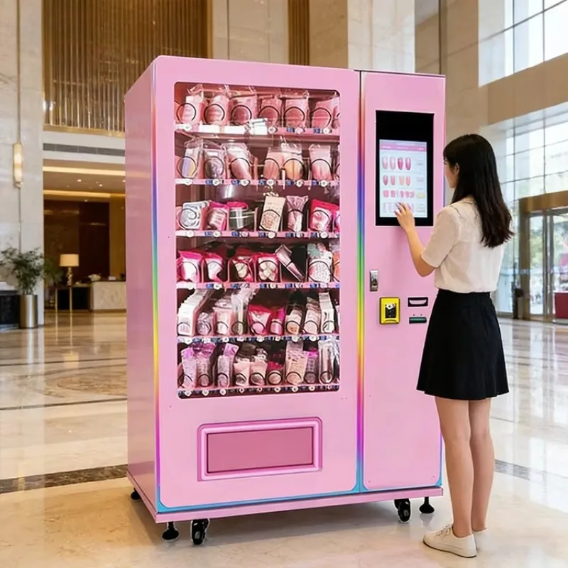 Customized Cosmetics Beauty Vending Machine for Bussiness Self Service Finger Nails Eyelash Wig Vending Machines