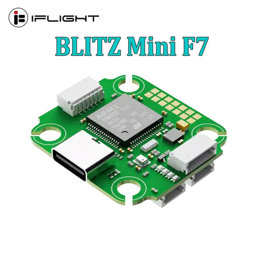 iFlight BLITZ Mini F7 V1.2 Flight Controller ICM42688 F722 W/OSD Support Smartaudio/IRC Tramp VTX Protocol 20x20mm for FPV Drone