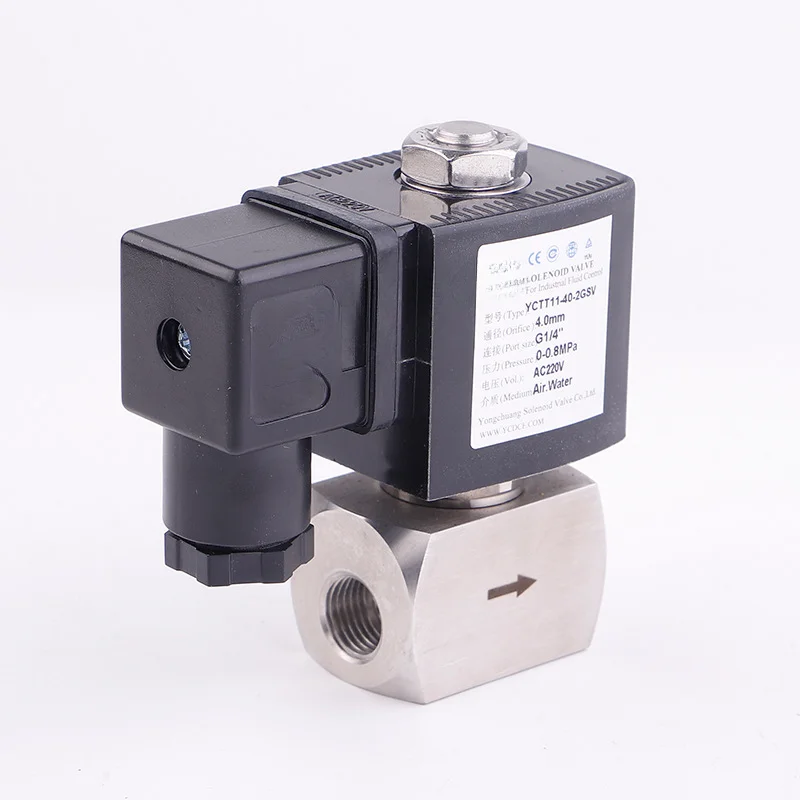 YCTT11 small direct-acting solenoid valve, high-pressure micro-fog/normally closed