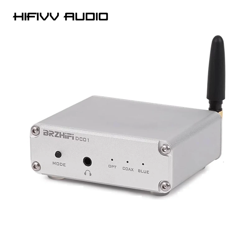 

Hi-Fi декодер для ТВ/CD-плеера/обновления телеприставки использует чип декодирования ES9038 коаксиальный/Opt/BT5.0 вход с 3,5 мм отверстием для наушников Type-C
